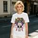 Olive T-Shirt with Day of the Dead Sugar Skull and Taco Food Art