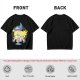 Olive T-Shirt with Dark Magician Girl Anime Graphic Print