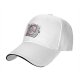 Black baseball cap with pastel handheld gaming and anime character print