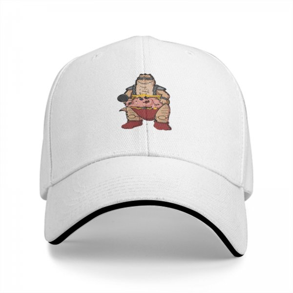 Black Baseball Cap With Krang From Teenage Mutant Ninja Turtles Print