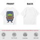 Olive T-Shirt Featuring a Retro Mobile Phone Holding a Never Forget Sign