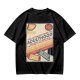 Olive t-shirt with retro guide to adulthood VHS-style print