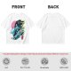 Olive T-shirt with Anime Vampire Hunter Character Graphic