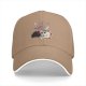 Coffee is my psychotherapist black baseball cap with cartoon print