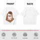 Olive T-Shirt With Cute Smores Character Graphic Print