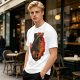 Olive T-Shirt Featuring Monkey D. Luffy Sunset Pirate Ship Art