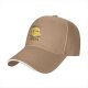 Black baseball cap with funny duck graphic that says doesn't give a duck