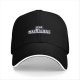 Black baseball cap with 538 COLLEGE embroidered design