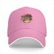 Black baseball cap with autumn Totoro graphic design