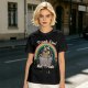 Trash Can Not Trash Raccoon Rainbow Graphic T-Shirt