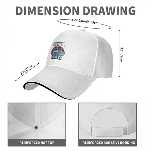 Mortal Instant Ramen Graphic Black Baseball Cap