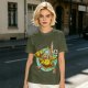 Chocobo Rider with Retro Game Character Graphic T-Shirt