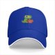 Black baseball cap with cute Tea Rex dinosaur graphic