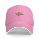 Black Baseball Cap With Cute Dumpling Food Illustration