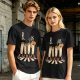 Olive T-Shirt With Walking Burritos Abbey Road Style Graphic