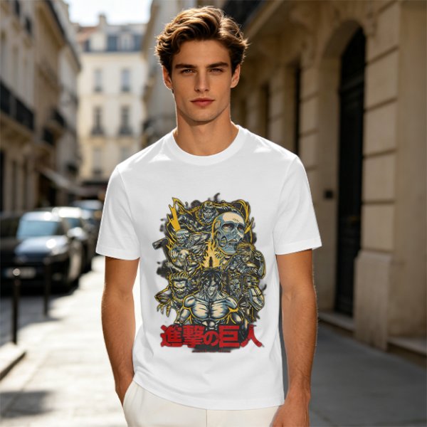 Attack on Titan Colossal Titans Graphic Tee