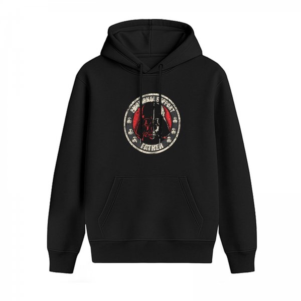 Star Wars Darth Vader Emotional Support Father Graphic Hoodie