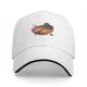 Black Baseball Cap with Godzilla Ramen Bowl Graphic Print