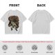 Olive T-shirt with He-Man and Battle Cat Graphic