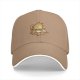 Black Baseball Cap With Cute Cat On Pizza Slice Graphic