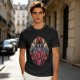 Orc-like magical creature graphic olive green t-shirt