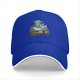Black Baseball Cap With Fantasy Dragon Rider Landscape Art Print