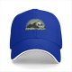 Black Baseball Cap With Sleeping Panda Graphic Design