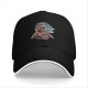 Black baseball cap with E.T. 'Get Me Out Of This Planet ASAP' print