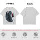 Olive T-shirt with cute starry night dragon graphic