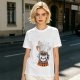 Olive Green T-Shirt With Cute Coffee Cup Graphic and Problem Solution Text