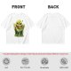 Olive T-Shirt With Playful Green Slime Monster Graphic