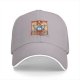 Black Baseball Cap with Retro Animated Hero Group Graphic