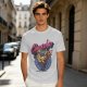 Olive Chocobo Graphic T-Shirt with Retro 80s Style Print