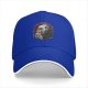 Black baseball cap with vampire drinking coffee 'Coffee Before Coffin' print
