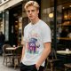 Olive T-Shirt With Cute Sushi Graphic and 'I Like The Way You Roll' Text