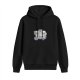 Black hoodie with funny toilet humor flowchart graphic