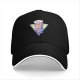 Black baseball cap with Stranger Things Steve Harrington Scoops Ahoy graphic