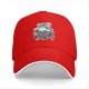 Black baseball cap with My Neighbor Totoro themed graphic print