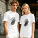 Oversized Olive T-Shirt With 'Call Me Antisocial' Bear Graphic
