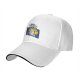 Black Baseball Cap With 'What a Stupid World' Retro Pop Art Print