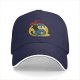 Black baseball cap with Plague Ducktor graphic print