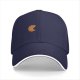 Black Baseball Cap With Retro Pac-Man Graphic Design