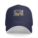 Black Baseball Cap With 'Being Productive Is So Overrated' Cat Computer Art
