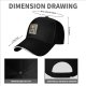 Black baseball cap with Spirited Away No-Face and Great Wave print