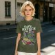 Kap'n Krunch Zombie Pirate Graphic Olive T-Shirt