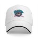 Black baseball cap with 'In My Defense I Was Left Unsupervised' print