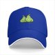 Black Baseball Cap With Funny Cartoon Pears Graphic