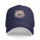 Black baseball cap with Hollow Knight ramen graphic print