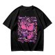Olive T-shirt with playful bear-fruit graphic print