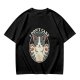 Olive T-shirt with I Don't Care Cat Graphic Print